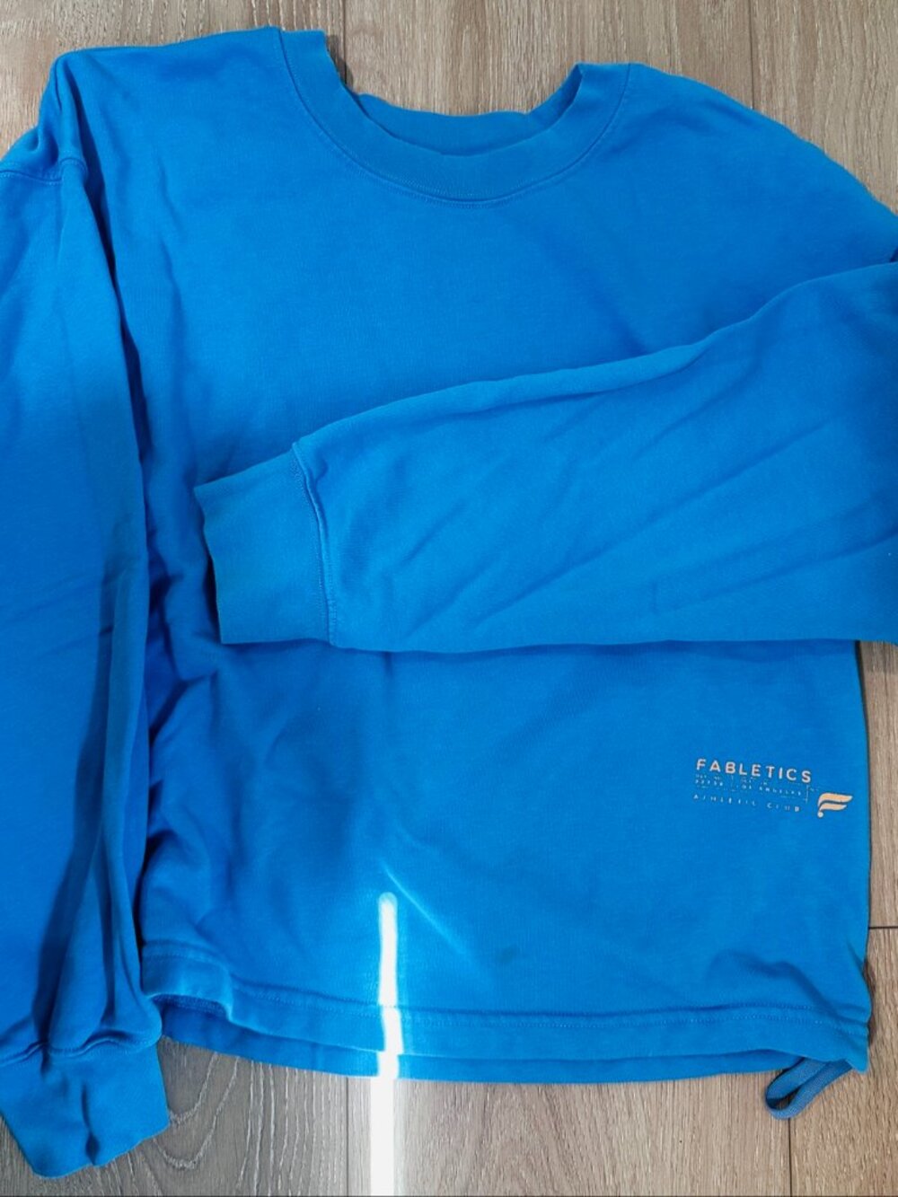 Fabletics Blue Athletic Club Sweatshirt L